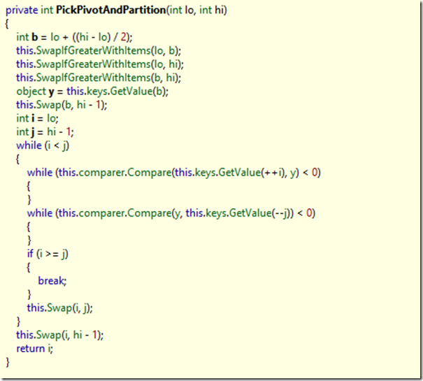 ArraySort implementation in .NET_5 ArraySort implementation in .NET_5